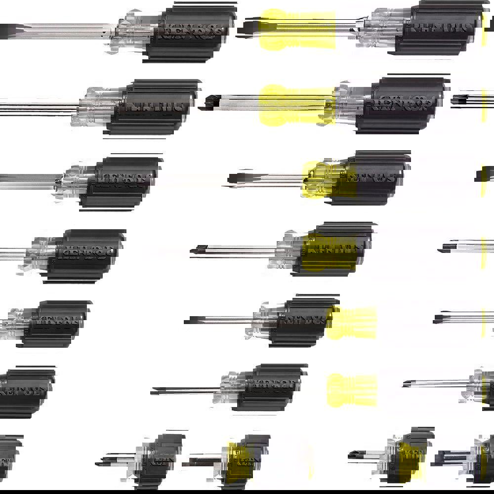 Screwdriver Set: 8 Pc, Phillips & Slotted